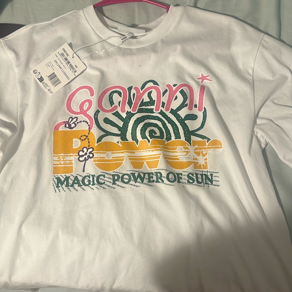 Ganni tshirt short sleeve